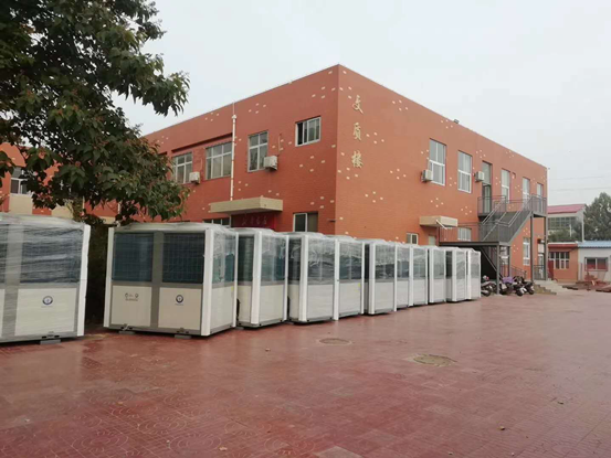 紐恩泰為河北省南宮市小區、鄉政府等場(chǎng)所提供空氣能采暖服務(wù)