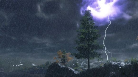 雨水天氣來(lái)臨，紐恩泰空氣能熱泵熱水器穩定運行，讓用戶(hù)無(wú)憂(yōu)