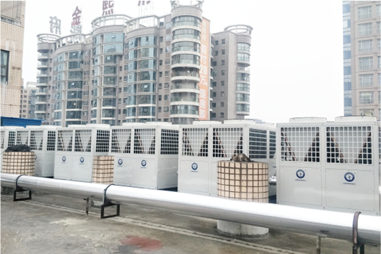 南方建筑選紐恩泰空氣能冷暖熱泵，學(xué)校、酒店、醫院都能用
