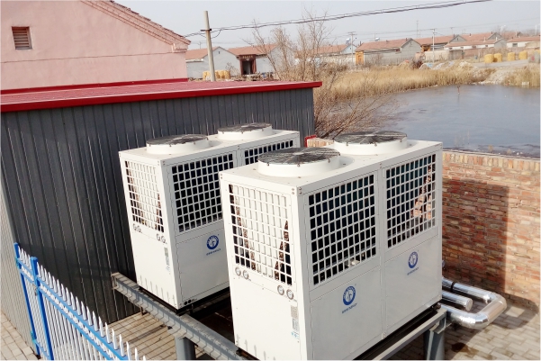 河北滄州南大港教育系統空氣能熱泵供暖煤改電4所學(xué)校