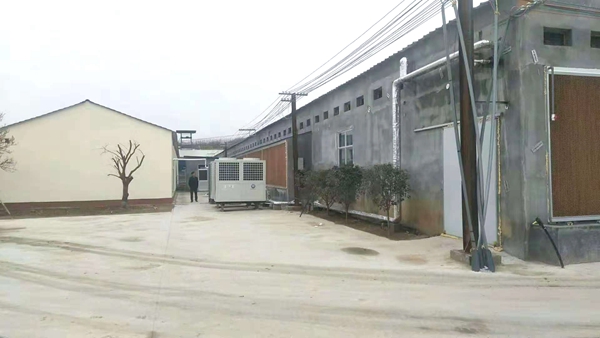 紐恩泰空氣能熱泵五蓮縣吉象山現代農業(yè)公司供暖項目