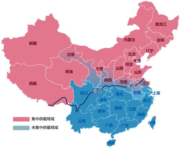 冷空氣南下，零度線(xiàn)移至長(cháng)江沿岸，空氣能熱泵寒風(fēng)中送溫暖