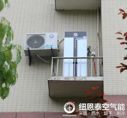 冬季洗澡用空氣能熱水器，恒溫穩定不怕冷