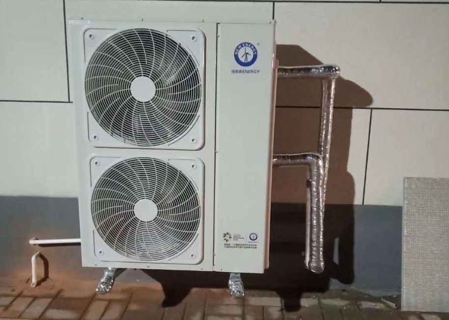 煤改清潔能源，河南一農村用戶(hù)選擇紐恩泰超低溫熱泵冷暖機