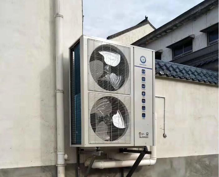 煤改清潔能源，河南焦作一農戶(hù)安裝了紐恩泰空氣源熱泵