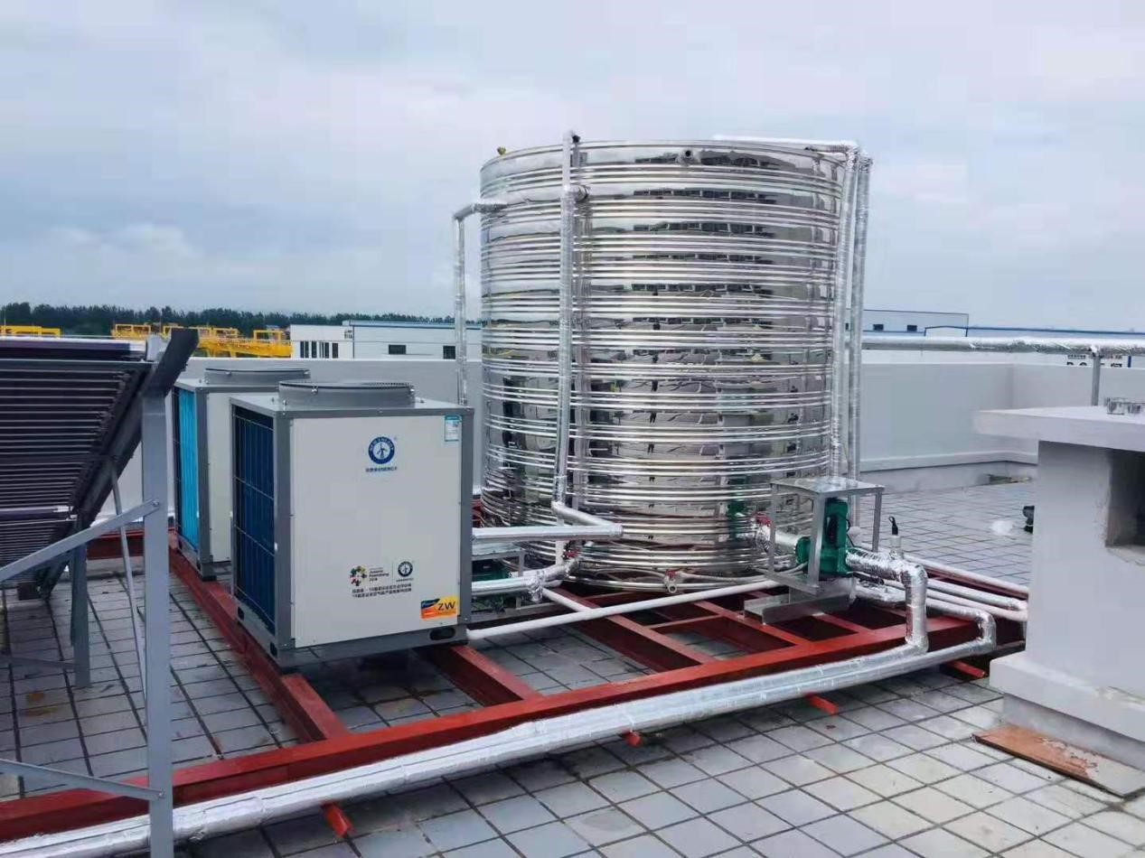 溫泉酒店熱水工程用空氣能熱泵，泳池湯池都能用
