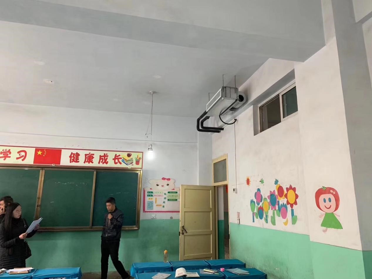 西和縣學(xué)校溫暖工程驗收成功，空氣能將為學(xué)校帶去舒適供暖