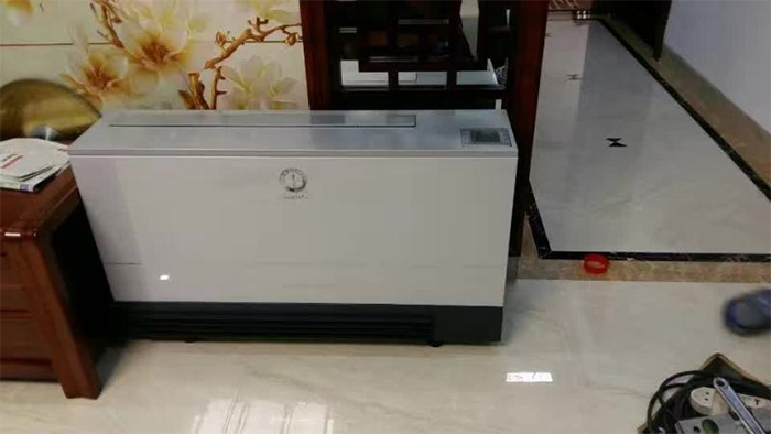 南方大幅度降溫，湖北百姓用空氣能地暖機取暖