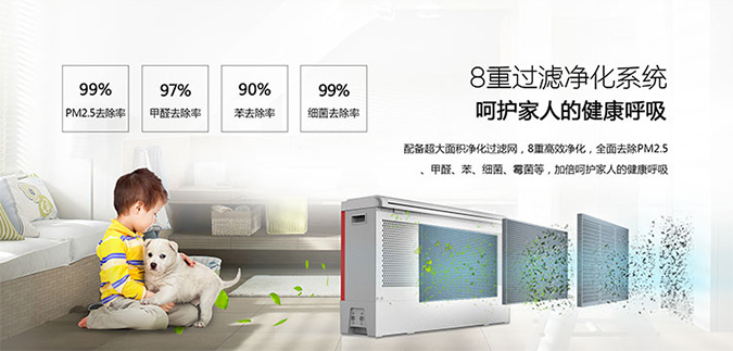霧霾天來(lái)臨，選空氣能地暖機要選帶空氣凈化的